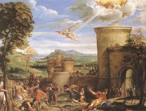 El martirio de San Esteban de Annibale Carracci